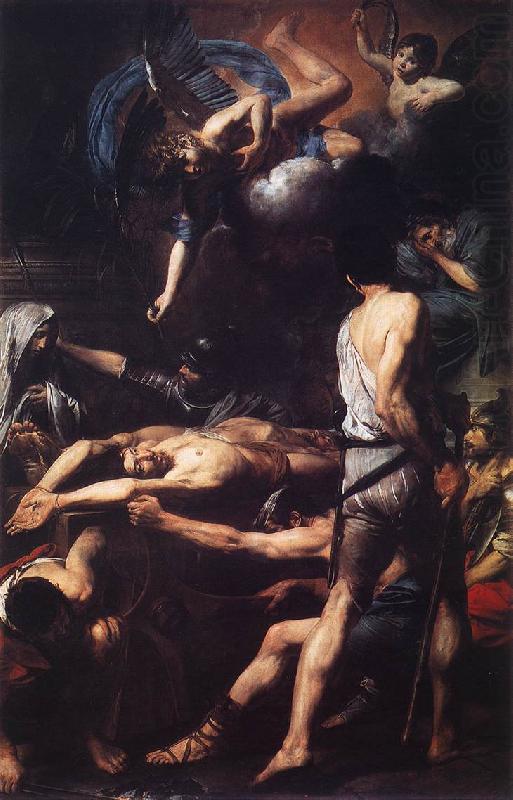 VALENTIN DE BOULOGNE Martyrdom of St Processus and St Martinian we china oil painting image